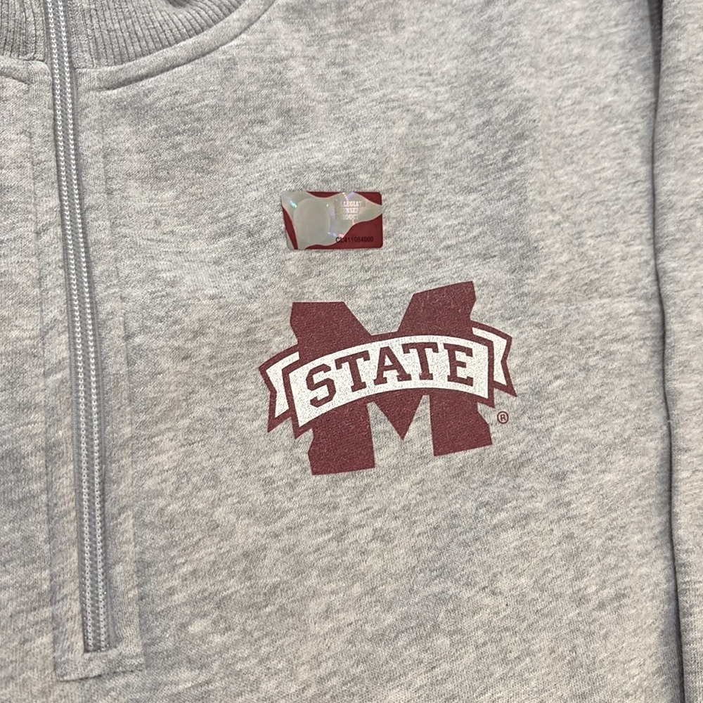 NWOT [Sport-Tek] Mississippi State Bulldogs NCAA 1/4 Zip Pullover Women’s 4XL - Picture 8 of 11